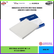 Hyundai Accent MC 1.6 Genuine Hyundai Mobis Air Con Cabin Filter (97133-2H001)