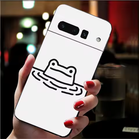 Phone Case for Google Pixel 10 9 Pro XL 9A 8 7 6 Pro Pixel 8A 7A 6A Pixel 8 7 6 5 Cartoon Frog Case