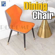 PG HOME:-Dining Chair With PU Seat/ Dining Chair/ Kerusi Makan/ Cafeteria chair/ Designer chair