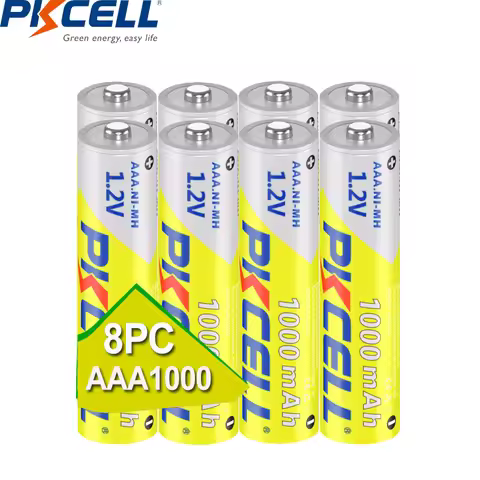 2-20PC PKCELL 1.2V NIMH AAA Battery AAA Rechargeable Batteries for flashlight toys remote control,aa