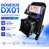 DOGEXUS DX01 Doge Solo Miner 60MH/s Scrypt Mining Machine 19W LTC DOGE Miner with Display USB