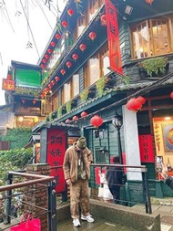 UNIQLO拼接毛外套