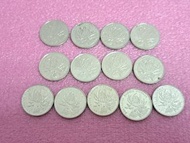 人民幣「菊花一元」硬幣 壹圓硬幣 2001年之後,不同年份 共13個