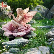 Lovoski Fairy Statue Stake Fairy Yard Plaque Sign Weatherproof Waterproof Acrylic Ornament Lawn Sign