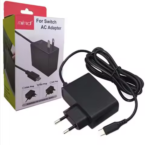 EU Plug Wall Travel Home Charge 5V 2.6A AC Adapter Charger For Nintend Switch NS Game Console USB Ty