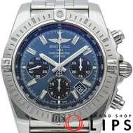 百年靈 Chronomat 44 腕錶 JSP 日本限定 藍色 Chronomat JSP 日本限定 AB0115/AB011511/C987 帶盒保固卡 不鏽鋼男士腕錶 藍色/黑色 拋光 成色極佳 