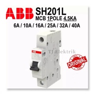 ABB MCB SH201 1POLE 2POLE 3POLE 4.5kA [6A/10A/16A/20A/32A/40A]