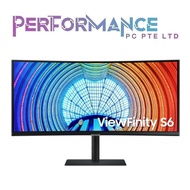 Samsung LS34A650UBEXXS 34" ViewFinity S6 Ultra-WQHD Monitor Curved Monitor Resp. Time 5ms Refresh Ra