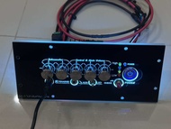 ชุดแผ่นเพลทรวมอุปกรณ์รวมสายรวม แอมรุ่นMT21 เป็นชุดแผ่นเพลทที่สำหรับใส่ กลับตู้ขนาดช่อง 13 × 4 เซนติเ