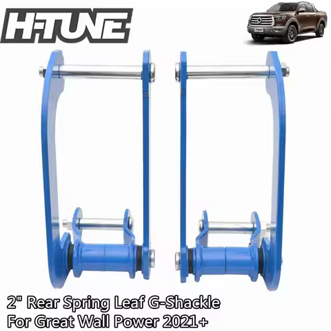 Suspension Lift Kits 2" Rear Leaf Spring G-Shackle For Great Wall Poer / Pao / Cannon 2021+