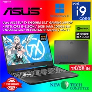 #TX010 USED ASUS TUF Gaming Laptop FX506HM Intel i9-11900H 16GB 1TB SSD NVIDIA GEFORCE RTX3060 6G FH
