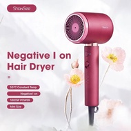 ShowSee Hair Dryer Anion Quick Dry Magnetic Hair Dryer 1800W - A11-R - Red