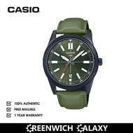 Casio Analog Leather Dress Watch (MTP-VD02BL-3E)