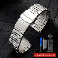 ﹍₪ สายนาฬิกาสแตนเลสสำหรับ Seiko No. 5/Water Ghost/Submersible Can/Citizen Eco-Drive Watch Band T 20