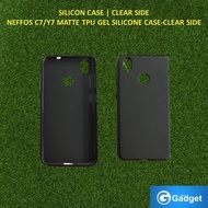 NEFFOS C7 / Y7 MATTE TPU GEL SILICONE CASE - CLEAR SIDE