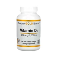 California Gold Vitamin D3 5000IU