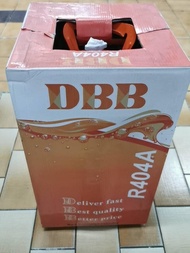 น้ำยา R-404a ยี่ห้อ DBB น้ำยาในถังมี 10.9kg สารทำความเย็น ใช้สำหรับ แอร์ระบบน้ำยา R-404a