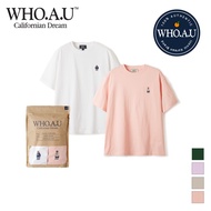 [WHO.A.U] Steve 2PACK Solid T-shirts[B] | WHRAE3792U