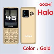 โทรศัพท์ QOOMI รุ่น Halo มือถือปุ่มกด 4G ฟีเจอร์โฟน มือถือรุ่นใหม่ล่าสุด มือถือ จอ2.8นิ้ว ใส่ได้2ซิม แบตเตอรี่ 2500mAh รับประกันศูนย์ไทย 12+1เดือน