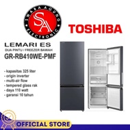 Kulkas Bottom Freezer 410 Liter Toshiba Type : GR-RB410WE (Medan)