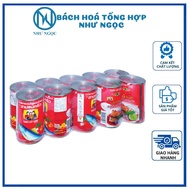 Lốc 10 Lon Cá Mòi Ba Cô Gái Nắp Khui Bật 155g/lon - Bách Hóa Tổng Hợp Như Ngọc
