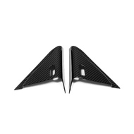 aihei 3d สติกเกอร์ 2 ชิ้น/เซ็ตคาร์บอนไฟเบอร์ทวีตเตอร์ด้านหน้าโพสต์สามเหลี่ยม Trim Fit สำหรับ Nissan