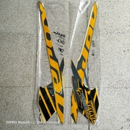 striping aerox 2018 kuning original sticker aerox 2018 kuning original