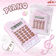 VALENTINE1 Mini Calculator, Portable ABS Piano Shape Calculator, High Beauty Lightweight Pink Musica