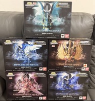 全新 100% 未開 Bandai 聖鬥士星矢 聖衣神話10週年紀念版(行版）神聖衣 五子 天馬座 仙女座 天龍座 鳳凰座 天鵝座 五小強(五盒不散放) God Cloth 10 Anniversar