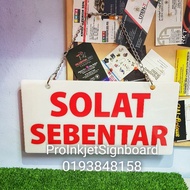 Signage Open Close/Papan Tanda Open Close/Signage/Acrylic Signage