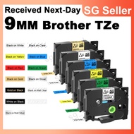 Compatible Brother TZe Tape Label 9mm TZe221 for P-Touch PT-H107 PT-H100 PT-H110 D200 Label Printer