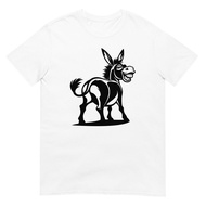 Funny Cartoon Donkey Cotton T-Shirt Sarcastic Ex Boyfriend Tee