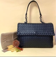 一口價 🈹正品有單有塵袋 99.99% New Bottega Veneta BV Nappa Intrecciato Olimpia Shoulder Bag 側孭袋  手袋