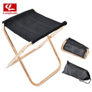 Aluminum Alloy Fully Foldable Stool Ultra-Light Fishing Chair Outdoor Leisure Stool Outing Field Fou