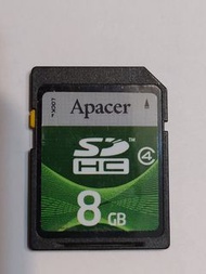 Apacer SD SDHC 8G 記憶卡