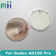 NEW For Godox AD100Pro AD100 Pro Front Head Glass Fresnel Panel Acrylic Diffuser Plate Flash Round Cover Unit