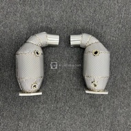 Exhaust Downpipe for 2013-2019 Porsche 911 991.1 991.2 Turbo S 3.8T High Flow High Quality Flange