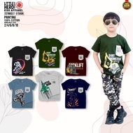 Boys' 3D Pocket Distro T-Shirt Estimated 2-8 Years Cotton 24's AMIGO