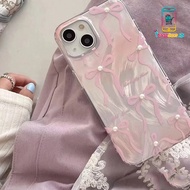 IC5761 SS997 CASE COVER PINK BOWS COMPATIBLE FOR iphone 7G 7+ 8G 8+ X XR XS 11 12 13 14 15 16 17 17 