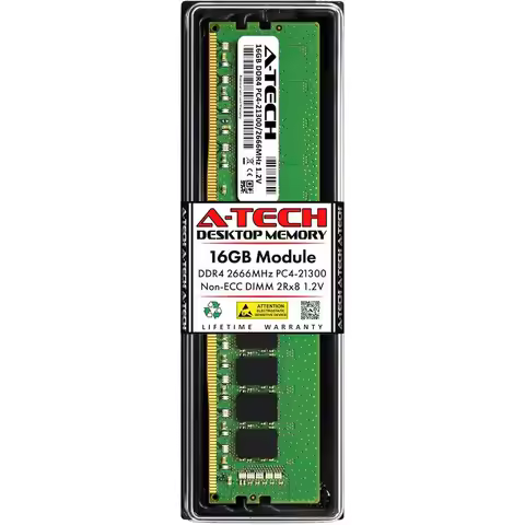 16GB or Dell OptiPlex 3080 S | DDR4 2666MHz PC4-21300 Non-ECC DIMM 2Rx8 Desktop Tower PC Memory Upgr