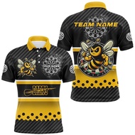 Fashion Darts Graphic Polo Shirts Trend Custom Name Team 3D Printed Sports T Shirts Personality Cust