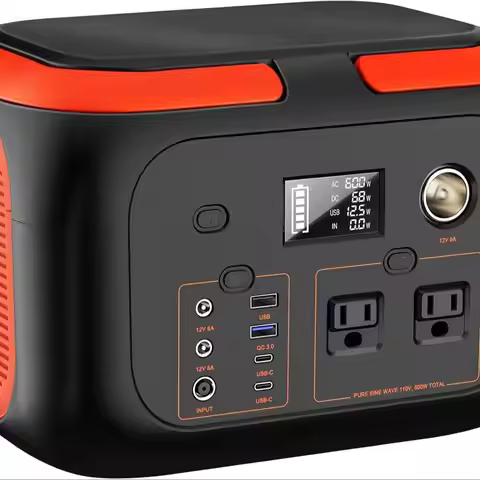 600W/300W/200W Portable Power Station,110V AC Outlets Solar Generator Storage Energy Power Bank For 