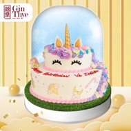 [Gin Thye] Unicorn Chocolate Birthday Cake [ 2 Tier ] 2KG [Fresh Baked]