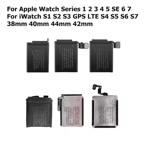 New Battery For Apple Watch Series 1 2 3 4 5 SE 6 7 44mm 42mm For iWatch S1 S2 S3 GPS LTE S4 S5 S6 S