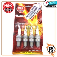 NGK (BP5ES/BP5ES-11) Proton Saga Wira 1.5 Spark Plug Set (4pcs)