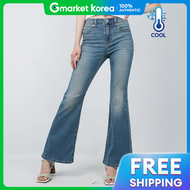 Levis | Levis Womens Jeans Cool Jeans 726 High-Rise Flare Medium Blue A34100167 S
