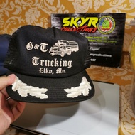 ❗❗Original vintage cap trucking elco dengan bunga padi timbul, made in USA❗❗