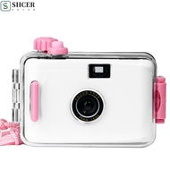 SHCER Waterproof Lomo Camera, 35mm Retro Children Retro Camera, Mini Waterproof Colorful Reusable Cu