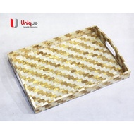 Selling Zidzag Motif Tall Box Trays / Selling Gold Shell Tall Box Trays / Keang Trays