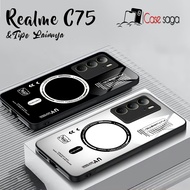 G861 Shiny Glass Softcase Realme C75 C67 4G C65 C63 C61 C55 C53 C55 Note 60 50 13 12 11 10 9I 9 PRO 